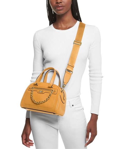 Michael Kors Williamsburg Small Leather Bowling .